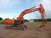 Hitachi Zaxis ZX 250 LCN-5 am 15.05.2016 auf einer Baustelle bei Wittlich