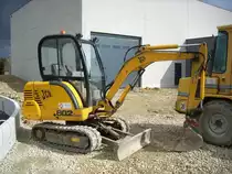 JCB 802 Super aufgenommen am 22.03.2008