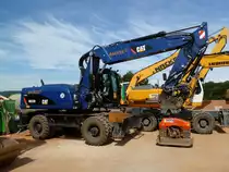 Caterpillar M 322D aufgenommen am 15.08.2013