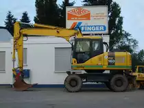 Komatsu PW 160-7 aufgenommen am 12.08.2007