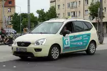 =KIA als Taxi im Leipzig, Juli 2016