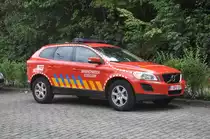 Einsatzleitwagen Volvo XC60 der Feuerwehr Edegem, aufgenommen 21.07.2015 am Spoorweglaan Wilrijk 