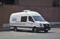 Messfahrzeug NBCR Volkswagen Crafter der Zivilschutz Abt Crisnée, aufgenommen 21.07.2016 am Luchtmachtlaan Etterbeek
