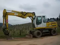 Liebherr A 904C Litronic am 16.03.2009 in der Nähe von Oberemmel