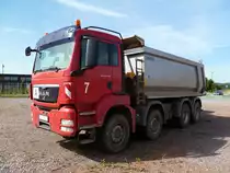 MAN TGS 41.440 abgestellt bei Perl, 15.08.2013