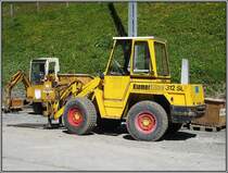 Dieser Kramer-Lader 312 SL stand am 24.07.2008 auf der Kleinen Scheidegg in der Schweiz.