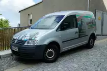 =VW Caddy von  etiketten-schiewick  abgestellt in Annaberg-Buchholz im Juli 2016