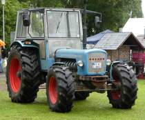 =Eicher, unterwegs auf dem Ausstellungsgelände in Gudensberg im Juli 2016