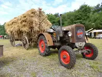 Eicher Traktor auf dem 10. Oldtimertreffen  Bei uns dampft es  in Prüm, 30.07.2016