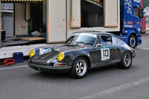 Nr.123 Strandberg-Pernvall, Porsche 911 ST nach Rennende in der Fahrerlager, Youngtimer Festival Spa 24.7.2016, FHR Langstreckencup,