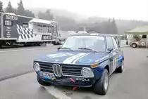 Nr.186 Kleen-Mohr-Hermes, BMW 2002ti Morgens im Fahrerlager, Youngtimer Festival Spa 24.7.2016, FHR Langstreckencup, EBV Hintergrund teilentsättigt