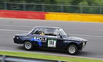 Nr.186 Kleen-Mohr-Hermes, BMW 2002ti Morgens im Fahrerlager, Youngtimer Festival Spa 24.7.2016, FHR Langstreckencup,