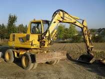 Komatsu PW 110R aufgenommen am 27.09.2009