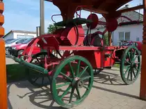 Alte Feuerspritze in Tiszabercel, 29.5.16