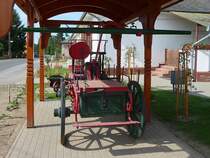 Alte Feuerspritze in Tiszabercel, 29.5.16