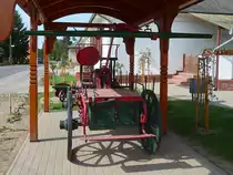 Alte Feuerspritze in Tiszabercel, 29.5.16