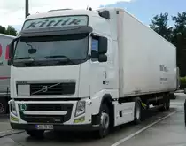=Volvo FH der Spedition  KITLIK  rastet an der BAB A7, Juli 2016