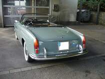 Heckansicht eines Fiat 1200 Spider. 1959 - 1963. 3. Saarner Oldtimer Cup am 03.09.2016.