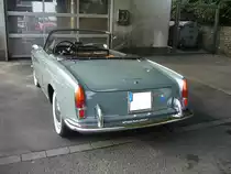 Heckansicht eines Fiat 1200 Spider. 1959 - 1963. 3. Saarner Oldtimer Cup am 03.09.2016.