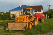 Case 580K Radlader in Gyüre, Ungarn, 9.16.16