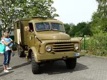 Ein alter Hanomag am 03.09.16 beim Tag der Offenen Tür in Neu-Isenburg