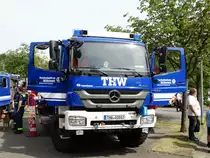 THW Neu-Isenburg Mercedes Benz Axor GKW1 am 03.09.16 beim Tag der Offenen Tür