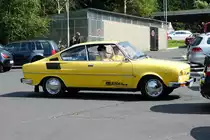 =Skoda Coupe, gesehen auf einem Parkplatz im Erzgebirge im Juli 2016