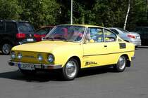 =Skoda Coupe, gesehen auf einem Parkplatz im Erzgebirge im Juli 2016