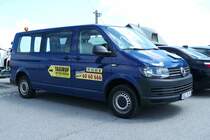 =VW T5 von Taxiruf Hoyerswerda steht auf dem Parkplatz Fichtelberg im Juli 2016