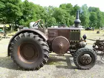 Lanz Bulldog auf dem 10. Oldtimertreffen  Bei uns dampft es  in Prüm, 30.07.2016