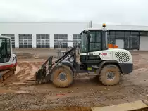 Terex TL 80 auf einer Baustelle in Losheim am See, 03.02.2013