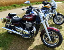 Triumph Commander, englischer Cruiser mit wassergekhltem Parallel-Zwei-Zylindermotor mit 1699ccm und 94PS, Aug.2016