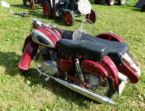 NSU Oldtimer-Motorrad mit Beiwagen, Bulldogtreffen St.Peter, Aug.2016