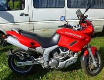 Cagiva Navigator, Sportmaschine aus Italien, 2-Zyl.V-Motor mit 996ccm und 99PS, Vmax.214Km/h, Aug.2016