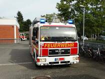 Feuerwehr Neu Isenburg MAN City LF (Florian Isenburg 1/49) am 03.09.16 bei einer Übung der Einsatzabteilung beim Tag der Offenen Tür