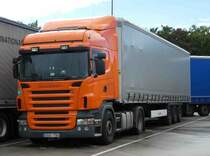 =Scania rastet an der A 7 im  Juli 2016