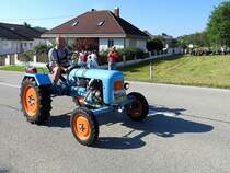 Warchalowski_WT14 mit Leistung 13,8PS und Baujahr 1958; trifft bei der Oldtimerverantaltung Rottenbach ein; 160904
