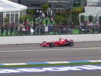 Felipe Massa im Ferrari F2008 beim 2.Freien Training zum GP von Deutschland in Hockenheim; 18.07.2008
