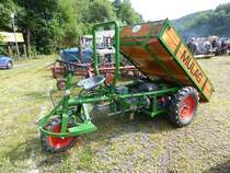 Mulag Diesel-Lasten-Kuli DL-6 auf dem 10. Oldtimertreffen  Bei uns dampft es  in Prüm, 30.07.2016