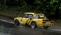 Lada VFTS fotografiert beim regnerischen Wetter auf dem Rallye Sprint BVakonya, Juni 2016