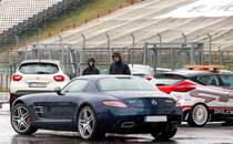 Mercedes-Benz SLS AMG. Foto: April 2016, Paddock des Hungaroring.