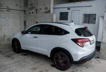 Honda HR-V (Rückansicht) fotpgrafiert am 24.04.2016.