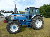 Ford 7910 auf dem 10. Oldtimertreffen  Bei uns dampft es  in Prüm, 30.07.2016