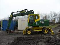 Komatsu PW 160-7 aufgenommen am 08.11.2009