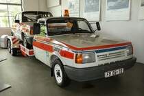 =Wartburg 353 als Autotransporter, fotografiert im Juli 2016 in der Automobilwelt Eisenach