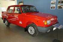 =Wartburg 1.3 S, Bj. 1991, 58 PS. Das abgebildete Fahrzeug lief als letzter Wartburg 1.3 am 10.04.1991 vom Band.