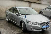 Volvo S80. Anscheinend ist ein schweder Diplomat zum Hungaroring runtergefahren um das anzuschauen wie die Polestar Volvos in der Rennserie WTCC performieren :). Aufnahmedatum: 24.04.2016