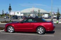 Ford Mustang Cabrio in Borlänge, Schweden, 19.9.2014