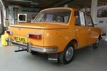 =Wartburg 353 in Rechtslenkerausführung, fotografiert im Juli 2016 in der Automobilwelt Eisenach