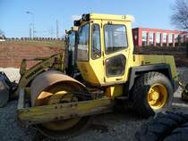 Bomag BW 172 auf einer Baustelle bei Schweich, 07.03.2010